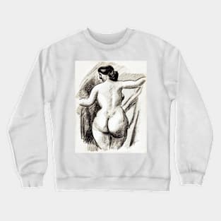 Female Nude by Carl Newman Crewneck Sweatshirt